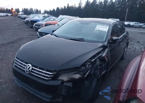 2012 Volkswagen Passat 2.5L Sel из США, поврежденный, VIN 1VWCH7A32CC044492